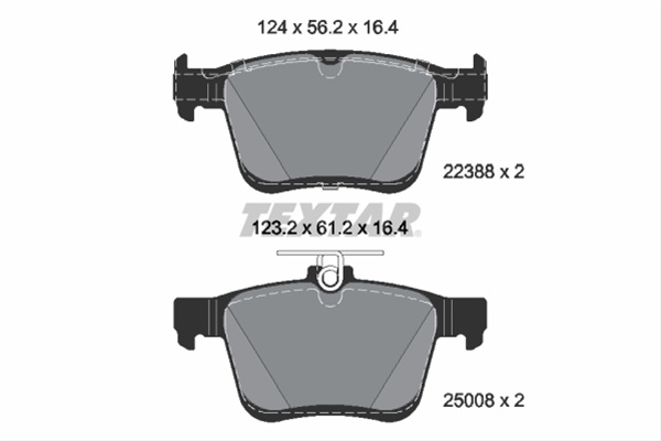 Set Placute Frana Textar Vw 2238801