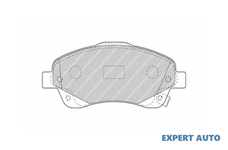 Set placute frana Toyota COROLLA Verso (ZER_, ZZE1