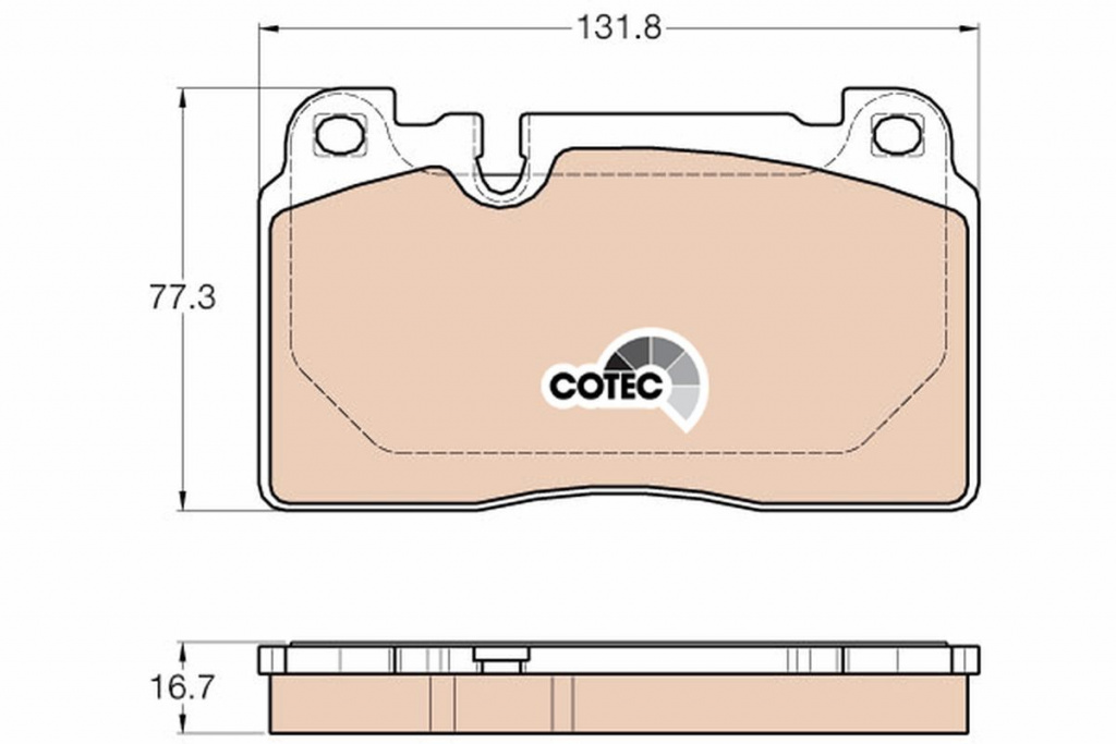 Set placute frana, TRW GDB1974 pentru AUDI A6 Allroad C7 (4GH, 4GJ), A6 Allroad C7 (4GH, 4GJ) 2012-2018