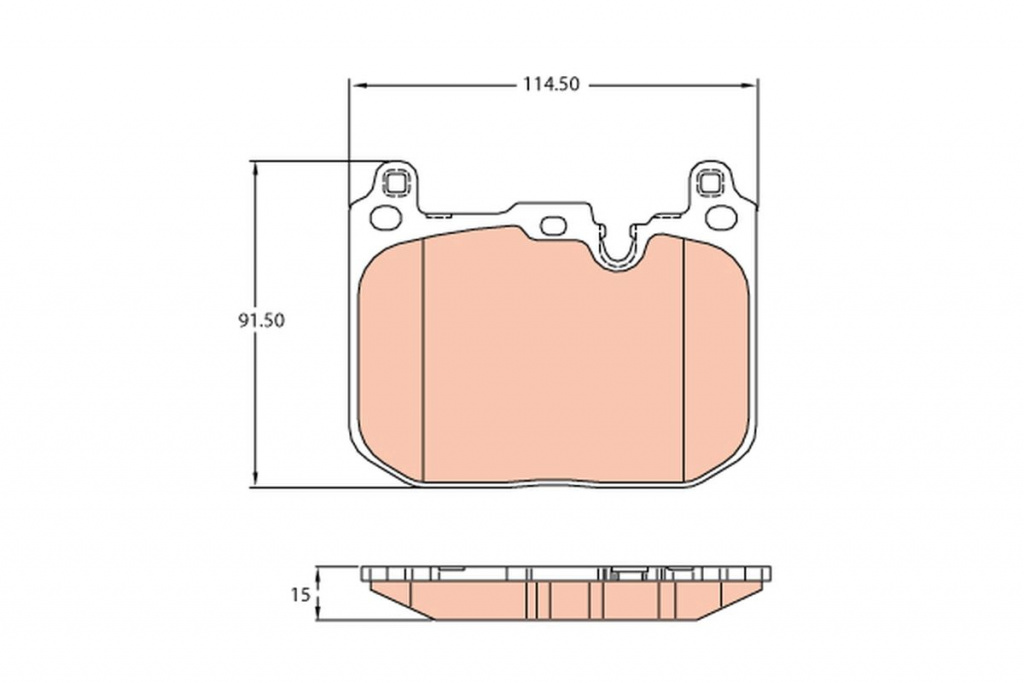 Set placute frana, TRW GDB2137 pentru BMW 1 (F40), X1 (F48) 20142022