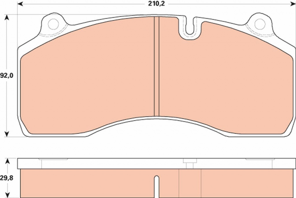 Set placute frana, TRW GDB5100 pentru RENAULT TRUCKS MIDLUM, FL II de la 2006