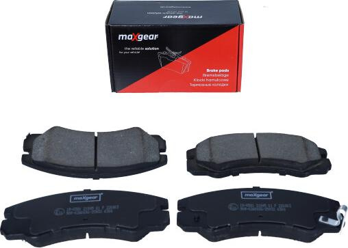 Set placute frana VAUXHALL FRONTERA Mk I (U92) Crossover, 09.1991 - 10.1998 Maxgear 19-0581