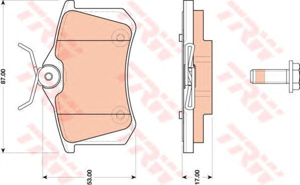 Set placute frana VOLKSWAGEN GOLF Mk IV Estate (1J