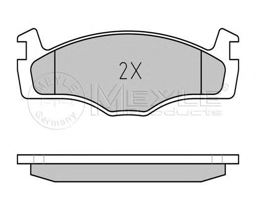 Set placute frana VOLKSWAGEN JETTA   (16) - Cod intern: W20120427 - LIVRARE DIN STOC in 24 ore!!!