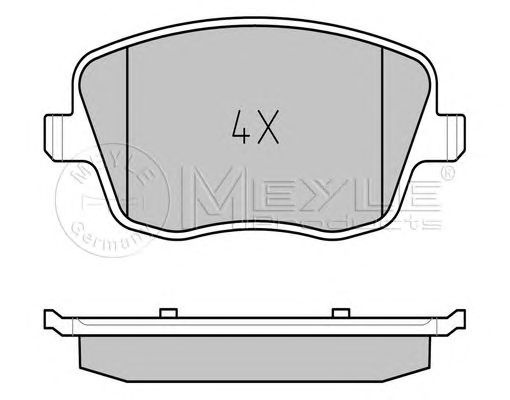Set placute frana VOLKSWAGEN POLO (9N_) - Cod intern: W20120656 - LIVRARE DIN STOC in 24 ore!!!