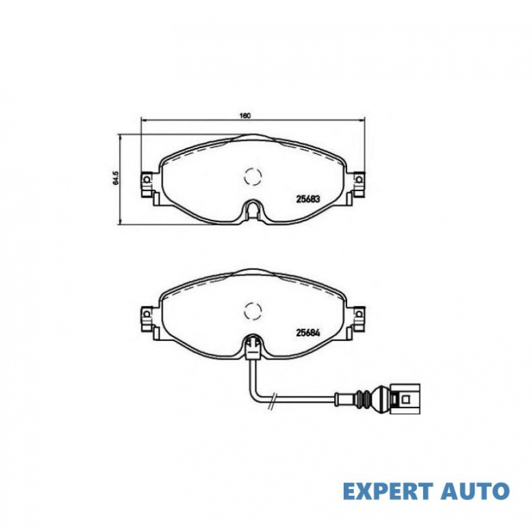 Set placute frana Volkswagen VW GOLF ALLTRACK (BA5