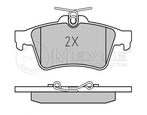 Set placute frana VOLVO S40 II (MS) - Cod intern: W20120177 - LIVRARE DIN STOC in 24 ore!!!