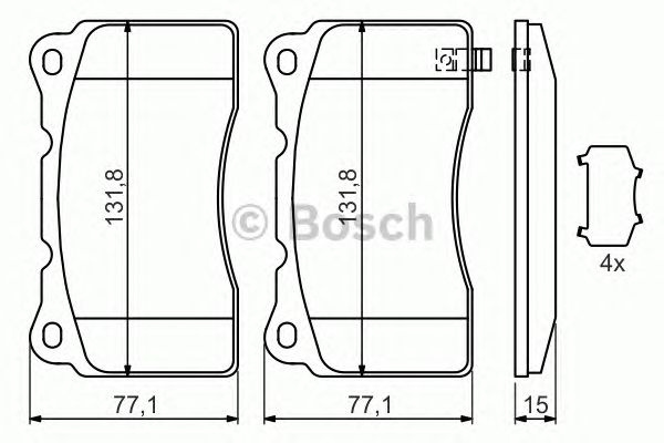 Set placute frana VOLVO V70 Mk II (SW) - Cod intern: W20277003 - LIVRARE DIN STOC in 24 ore!!!