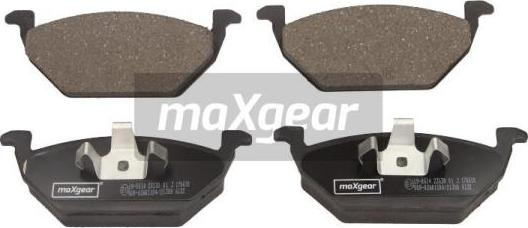 Set placute frana VW FOX (5Z1, 5Z3, 5Z4) Hatchback, 08.2003 - 10.2015 Maxgear 19-0614