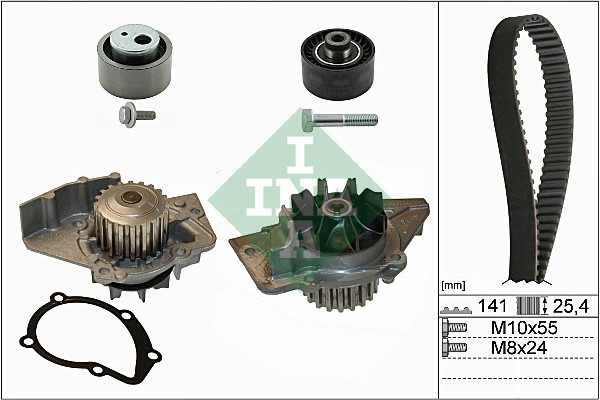 Set pompa apa + curea dintata (530 0470 30 530047030 INA) CITRO�N,FIAT,LANCIA,PEUGEOT,SUZUKI 206|306|307|307 SW|406|607|806|BERLINGO, BERLINGO / BERLINGO FIRST|C4|C4, C4 PALLAS|C5|DISPATCH, JUMPY|EVAS