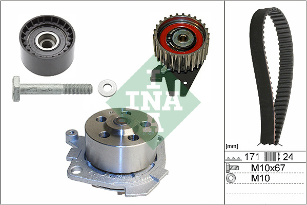 Set pompa apa + curea dintata (530060630 INA) ALFA ROMEO,LANCIA