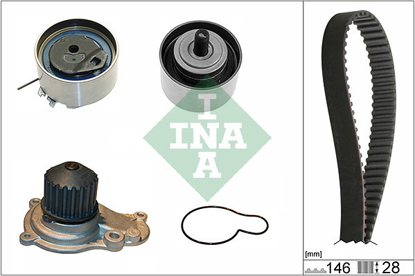 Set pompa apa + curea dintata (530064130 INA) CHRYSLER,DODGE,JEEP