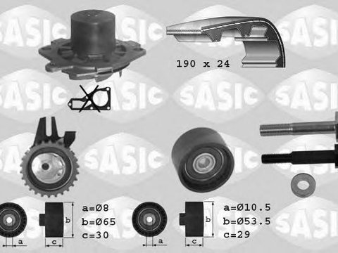 Set pompa apa + curea dintata ALFA ROMEO 145 (930), ALFA ROMEO 146 (930), FIAT BRAVA (182) - SASIC 3906004