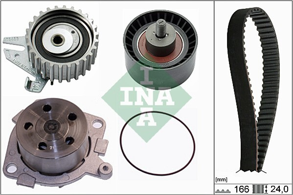Set pompa apa curea dintata # Alfa romeo 155 1996 