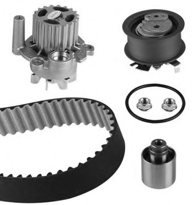 Set pompa apa + curea dintata AUDI A2 (8Z0) (2000 - 2005) GRAF KP879-1