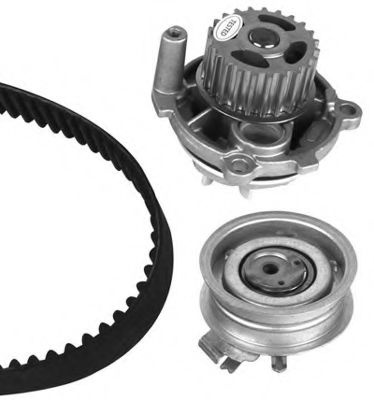 Set pompa apa + curea dintata AUDI A4 (8EC, B7) (2004 - 2008) GRAF KP904-1