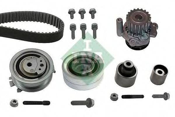 Set pompa apa + curea dintata AUDI A4 (8K2, B8) (2007 - 2015) INA 530 0550 32