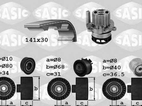 Set pompa apa + curea dintata AUDI A6 4F2 C6 SASIC 3906084