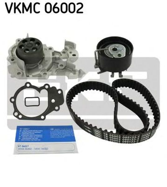 Set pompa apa + curea dintata DACIA LOGAN LS SKF VKMC06002