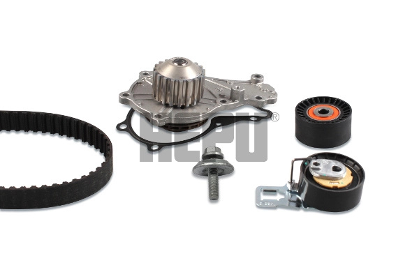 Set pompa apa + curea dintata HEPU PK08036 model PEUGEOT 301 BHY (DV6FD) 1560cc 99cp 73kW 2014 2015 2016 2017 2018 2019