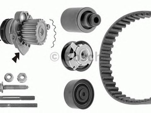 Set pompa apa + curea dintata JEEP PATRIOT MK74 BOSCH 1987946418