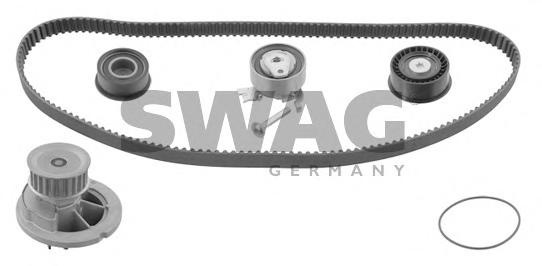 Set pompa apa + curea dintata OPEL ASTRA G hatchback (F48_, F08_), OPEL ASTRA G combi (F35_), OPEL ASTRA G limuzina (F69_) - SWAG 40 93 3828