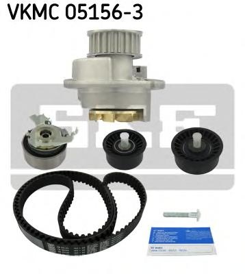 Set pompa apa + curea dintata OPEL ASTRA G hatchback (F48_, F08_), OPEL ASTRA G combi (F35_), OPEL ASTRA G limuzina (F69_) - SKF VKMC 05156-3