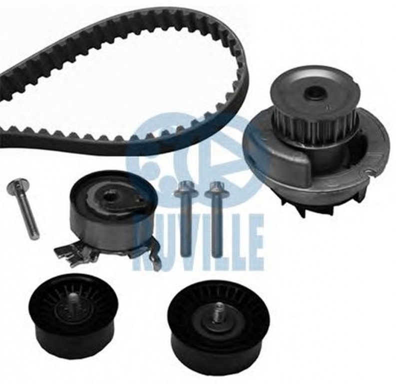 Set pompa apa + curea dintata OPEL ASTRA H combi L35 RUVILLE 55327722