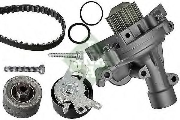 Set pompa apa + curea dintata PEUGEOT 206 CC (2D) (2000 - 2016) INA 530 0238 30