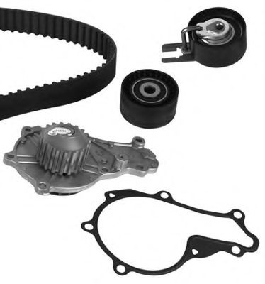 Set pompa apa + curea dintata PEUGEOT 206 CC (2D) (2000 - 2016) GRAF KP938-1