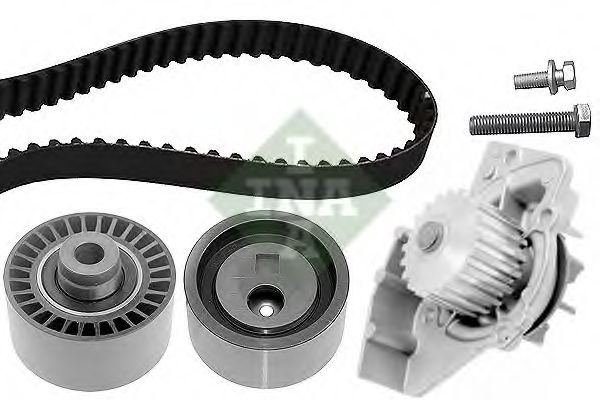 Set pompa apa + curea dintata PEUGEOT 406 Estate (8E/F) (1996 - 2004) INA 530 0470 30 piesa NOUA