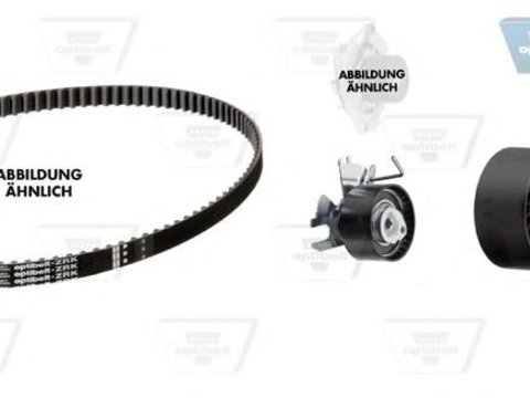 Set pompa apa + curea dintata PEUGEOT 607 limuzina (9D, 9U), PEUGEOT 307 (3A/C), PEUGEOT 307 SW (3H) - OPTIBELT KT 1428 W1