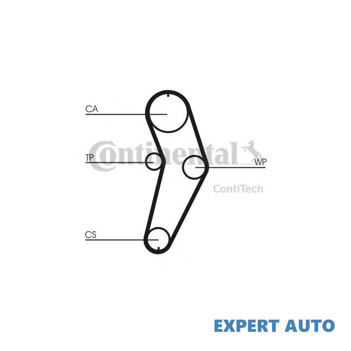 Set pompa apa curea dintata Renault CLIO (B/C57_, 5/357_) 1990-1998 #8 34641