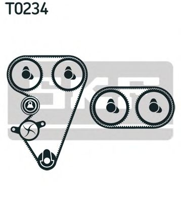 Set pompa apa + curea dintata ROVER 25 (RF) (1999 