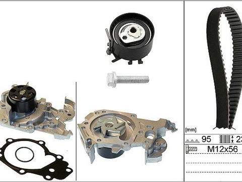 Set pompa apa + curea dintata Schaeffler INA 530 0195 30