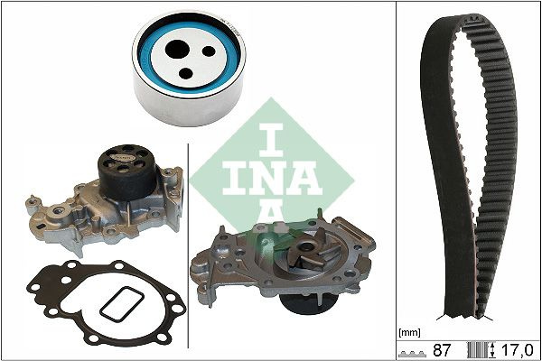 Set pompa apa + curea dintata Schaeffler INA 530 0182 31