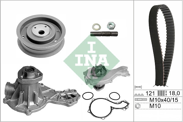 Set pompa apa + curea dintata Schaeffler INA 530 0162 30