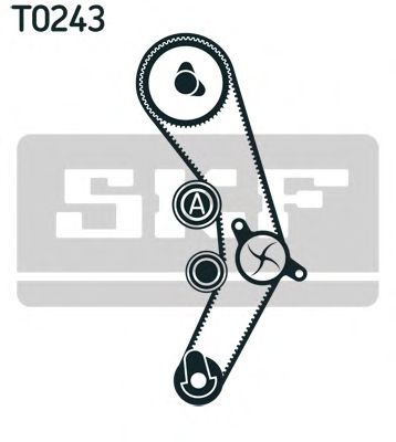Set pompa apa + curea dintata SEAT CORDOBA (6K2) (1999 - 2002) SKF VKMC 01936 piesa NOUA