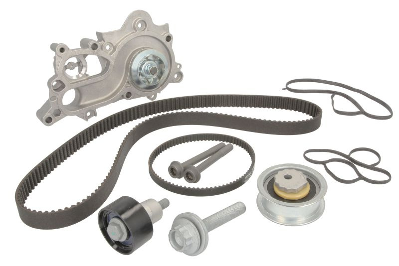Set pompa apa + curea dintata Set de distributie curea + intinzator + pompa de apa SEAT IBIZA IV IBIZA IV SC IBIZA IV ST IBIZA V MII SKODA CITIGO FABIA III VW ARTEON 1.0/1.0CNG/1.4H 08.11- HEPU PK06740