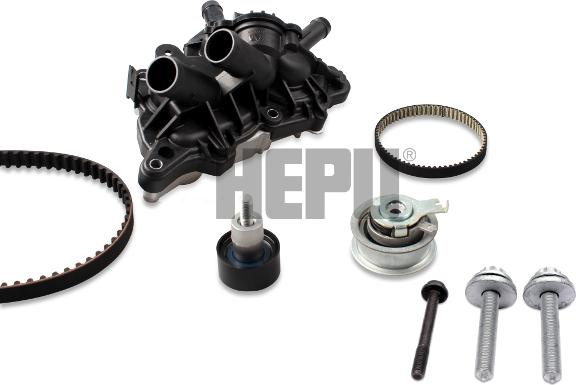 Set pompa apa curea dintata Set de distributie curea intinzator pompa de apa se potrivește. AUDI A1 SEAT IBIZA IV SC IBIZA IV SEAT LEON ST (5F8), Estate Van, 01.2013 - Hepu PK06851