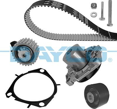 Set pompa apa curea dintata Set de sincronizare curea scripete pompa de apa OPEL ASTRA H ASTRA H GTC ASTRA J A OPEL CASCADA (W13), Сabrioletă, 03.2013 - 04.2019 Dayco KTBWP8470