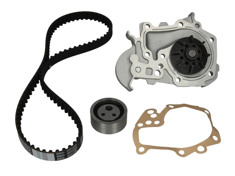 Set pompa apa + curea dintata Set de sincronizare curea + scripete + pompa de apa DACIA LOGAN LOGAN EXPRESS LOGAN MCV SANDERO RENAULT CLIO II KANGOO KANGOO EXPRESS KANGOO II LOGAN I 1.4-1.6LPG 01.96- CONTITECH CT 988 WP2