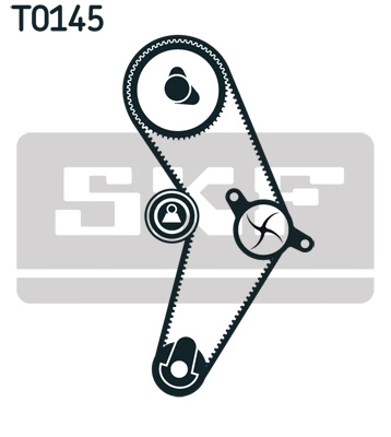 Set pompa apa + curea dintata SKF VKMC 01113-1