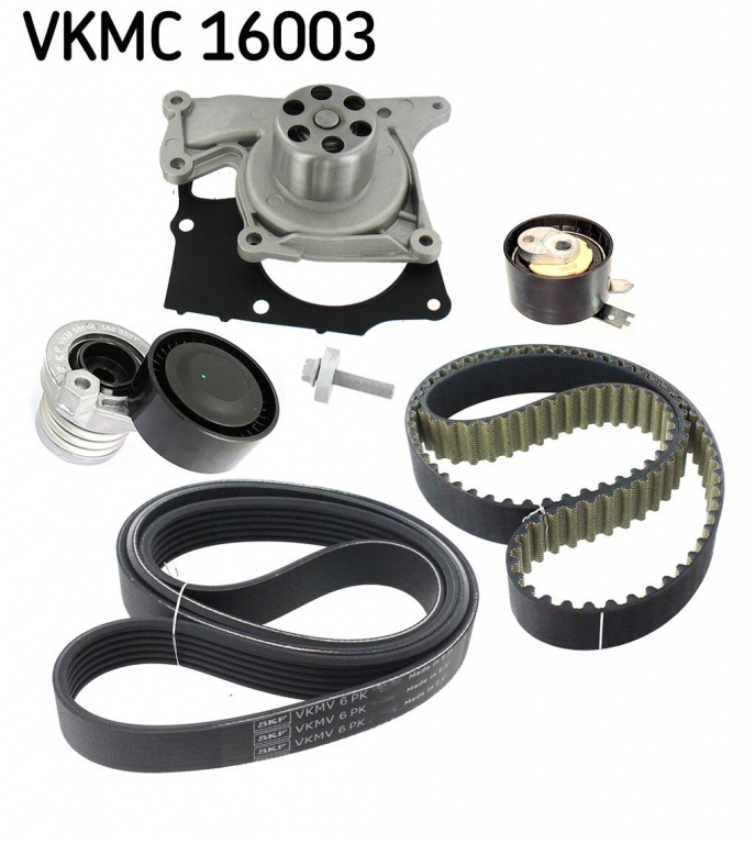 Set pompa apa + curea dintata SKF VKMC 16003