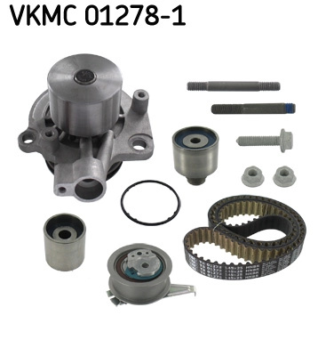 Set pompa apa + curea dintata SKF VKMC01278-1 se potriveste la AUDI A6 C7 (4G2, 4GC) CGLE; CSUE; DDCA 1968cc 136cp 100kW 2012 2013 2014 2015 2016 2017 2018