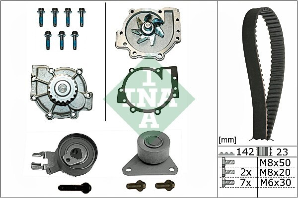 Set pompa apa curea dintata # Volvo V70 1996 1997 