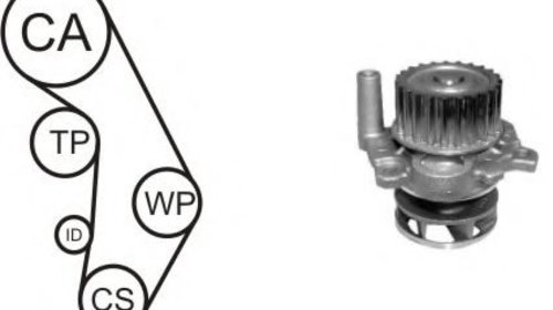 Set pompa apa + curea dintata VW GOLF IV