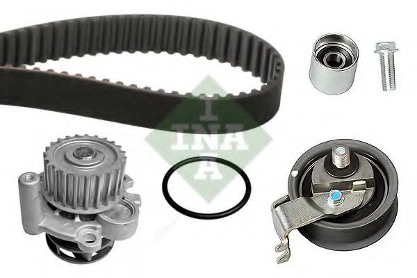 Set pompa apa + curea dintata VW NEW BEETLE (9C1, 1C1) (1998 - 2010) INA 530 0344 30 piesa NOUA