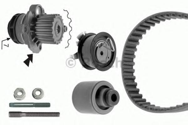 Set pompa apa + curea dintata VW SHARAN (7M8, 7M9, 7M6), FORD GALAXY (WGR), AUDI A3 (8L1) - BOSCH 1 987 948 869