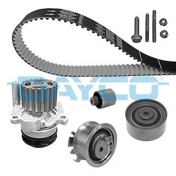 Set pompa apa + curea dintata VW TOURAN (1T1, 1T2), AUDI A3 (8P1), VW RABBIT V (1K1) - DAYCO KTBWP4410